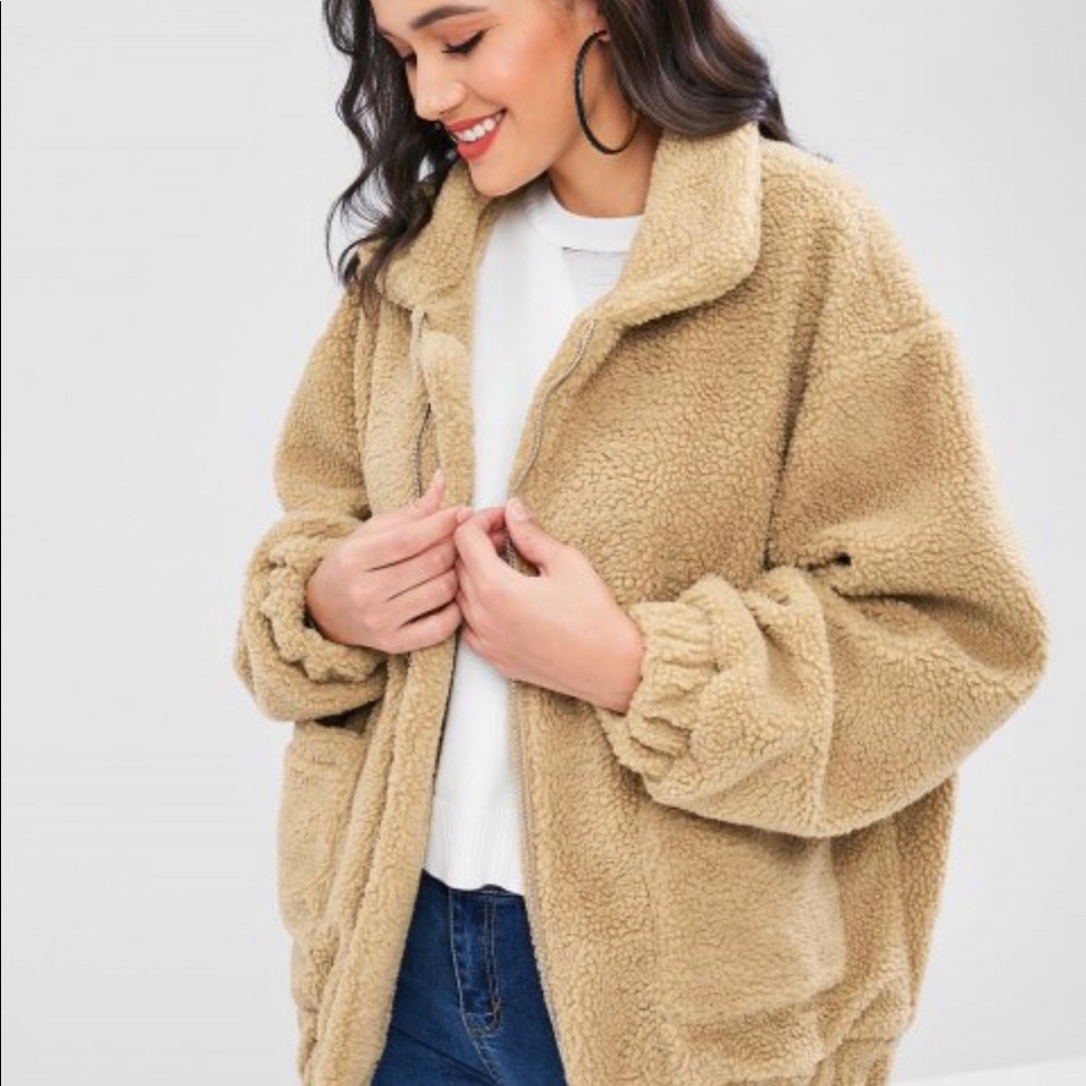 Camel Teddy Jacket